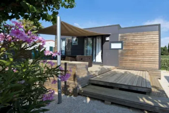 Mietunterkunft - Mobilheim Méditerranée - 2 Schlafzimmer Und Klimatisiert - Chadotel Les Jardins Catalans