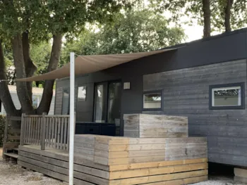 Mietunterkunft - Mobilheim Méditerranée Klimatisiert 3 Zimmer - Chadotel Les Jardins Catalans