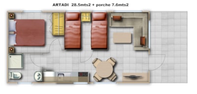 Bungalow Artadi 28m² + terrace 7.6m² — 10