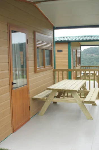 Mietunterkunft - Bungalow Artadi 28M² + Terrasse 7.6M² - Camping & Bungalows Zumaia