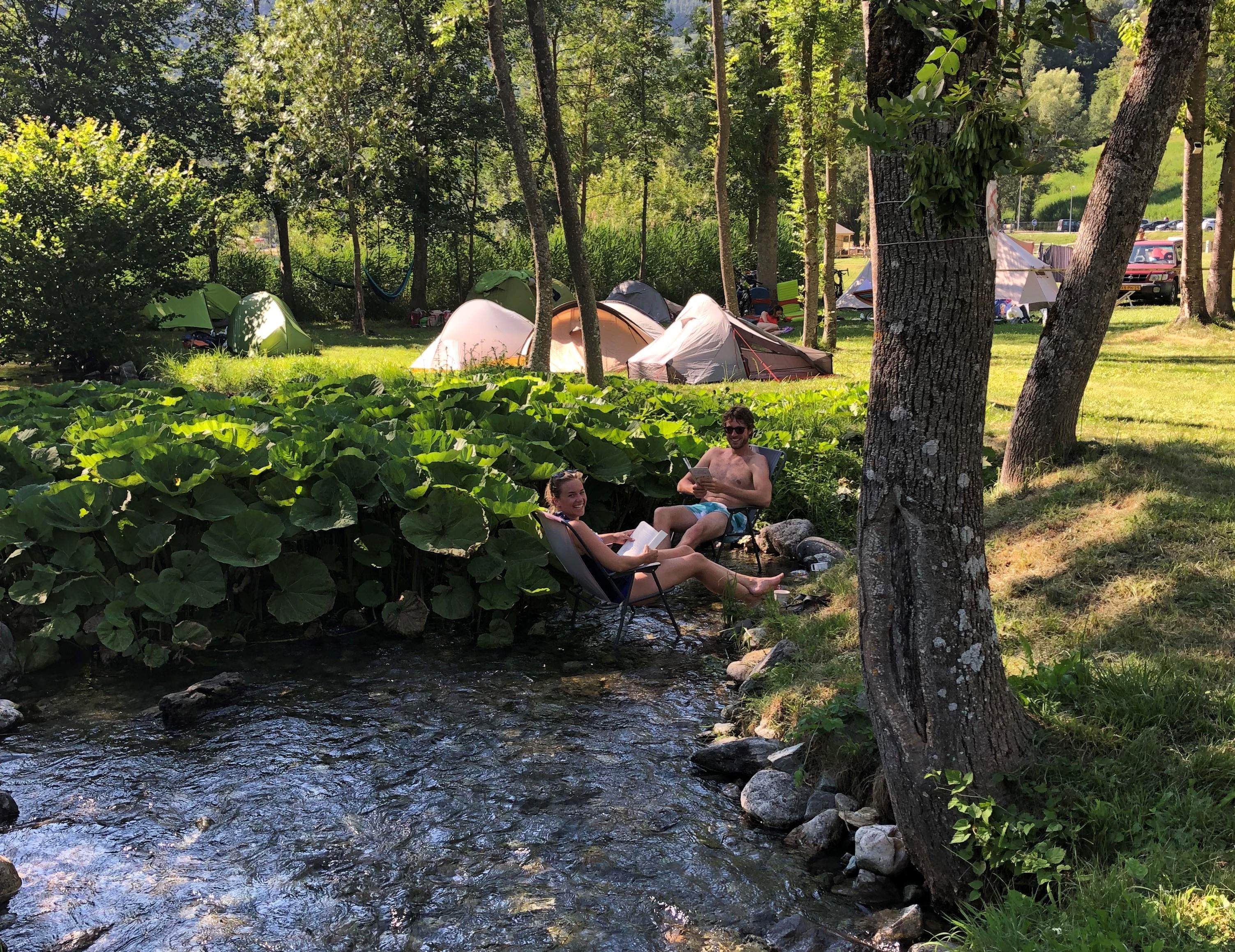 Baignade Au Valbonheur (Camping Le Plan D'eau) - Valbonnais