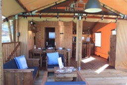 Mietunterkunft - Lodge Safari - Camping Valbonheur