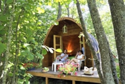 Accommodation - Wooden Cabin Igloo (Without Toilet Blocks) - Au Valbonheur (Camping le Plan d'Eau)
