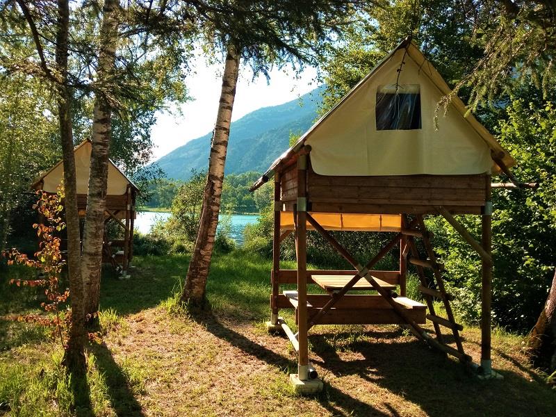 Mietunterkunft - Bivouac Auf Pfählen (Ohne Sanitäranlagen) - Au Valbonheur (Camping le Plan d'Eau)