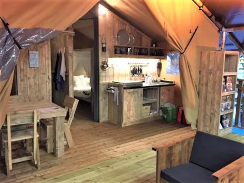 Huuraccommodatie(s) - Lodge Woody Voor Mindervaliden - image n°2 - Camping Valbonheur