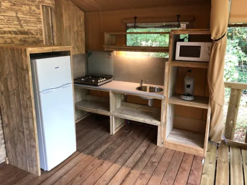 Huuraccommodatie(s) - Lodge Woody Voor Mindervaliden - image n°4 - Camping Valbonheur