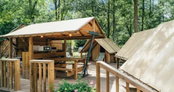 Mietunterkunft - Poly'zelt - Camping Valbonheur