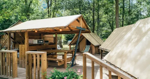 Mietunterkunft - Poly'zelt - image n°1 - Camping Valbonheur