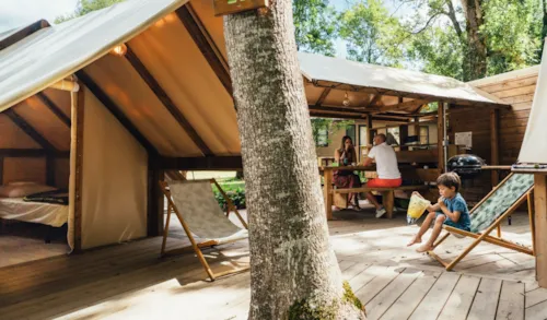 Mietunterkunft - Poly'zelt - image n°2 - Camping Valbonheur
