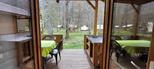 Mietunterkunft - Chalet Flucht - image n°5 - Camping Valbonheur