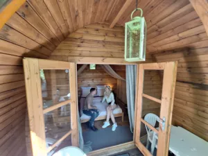 Locatif - Wooden cabin IGLOO (without toilet blocks) - Camping Valbonheur