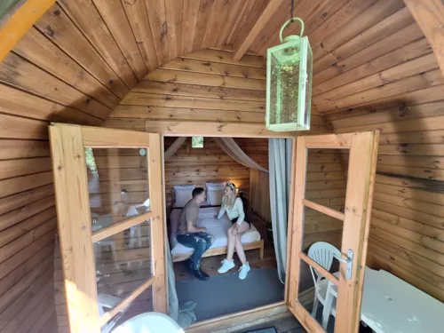 Accommodation - Wooden Cabin Igloo (Without Toilet Blocks) - image n°1 - Camping Valbonheur