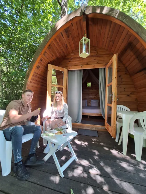 Accommodation - Wooden Cabin Igloo (Without Toilet Blocks) - image n°4 - Camping Valbonheur
