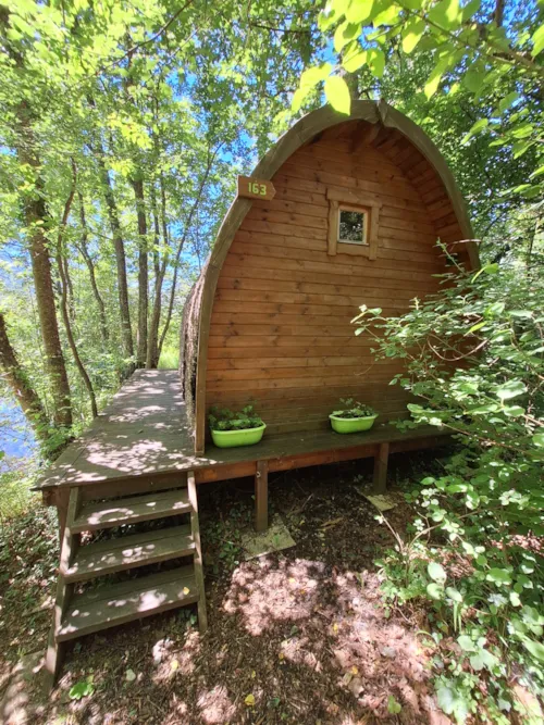 Accommodation - Wooden Cabin Igloo (Without Toilet Blocks) - image n°5 - Camping Valbonheur