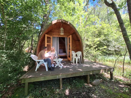 Accommodation - Wooden Cabin Igloo (Without Toilet Blocks) - image n°6 - Camping Valbonheur