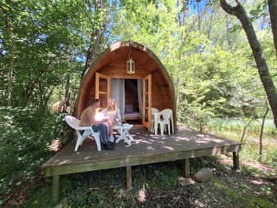 Wooden cabin IGLOO (without toilet blocks)