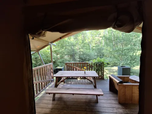 Accommodation - Lodge Woody - image n°10 - Camping Valbonheur