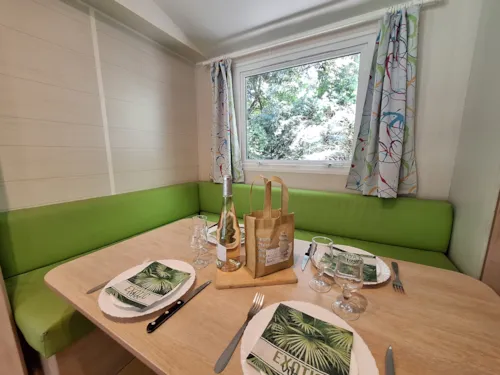 Huuraccommodatie(s) - Stacaravan Cosy - image n°7 - Camping Valbonheur