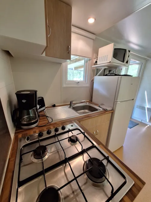 Huuraccommodatie(s) - Stacaravan Cosy - image n°9 - Camping Valbonheur
