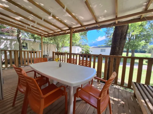 Huuraccommodatie(s) - Stacaravan Comfort - image n°7 - Camping Valbonheur
