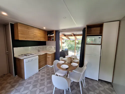 Huuraccommodatie(s) - Stacaravan Premium - image n°3 - Camping Valbonheur