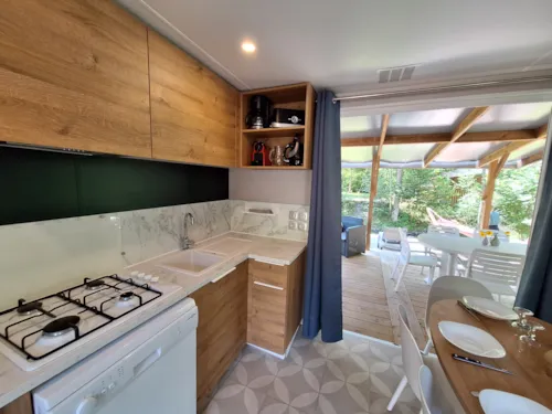 Huuraccommodatie(s) - Stacaravan Premium - image n°6 - Camping Valbonheur
