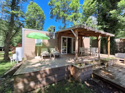 Huuraccommodatie(s) - Stacaravan Luxe - image n°8 - Camping Valbonheur