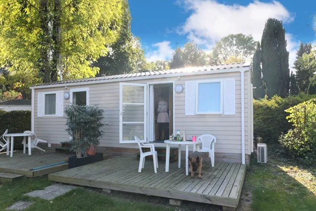 Accommodation - Mobile Home Basilic +++ 1 Bedroom - Camping Le Pré des Moines