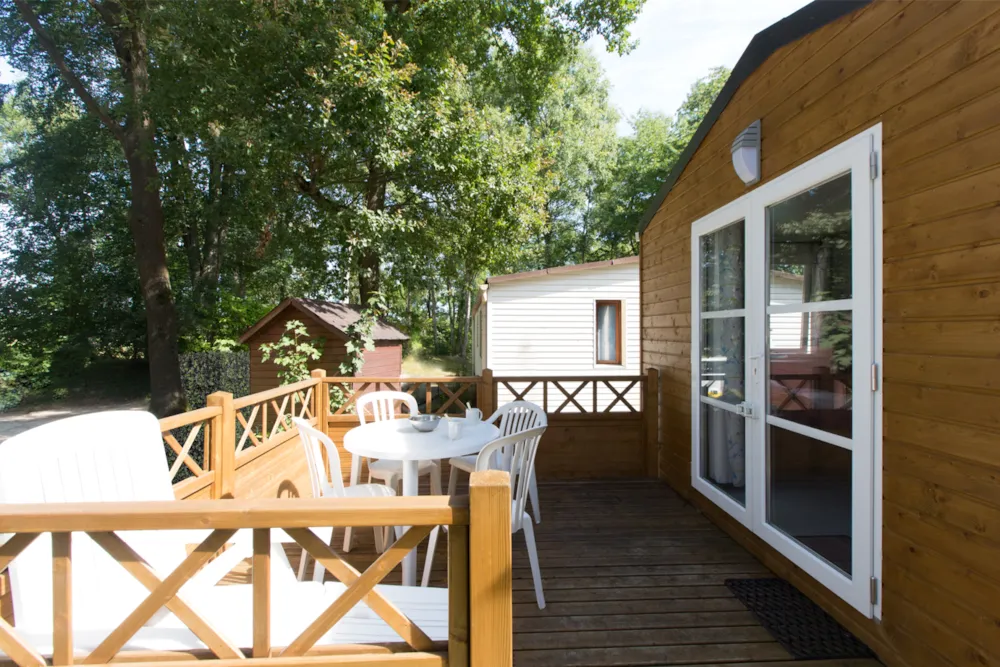 Accommodation - Mobile Home Hysope +++ 1 Bedroom - Camping Le Pré des Moines