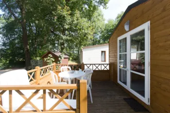 Mietunterkunft - Mobilheim Hysope +++ 1 Zimmer - Camping Le Pré des Moines