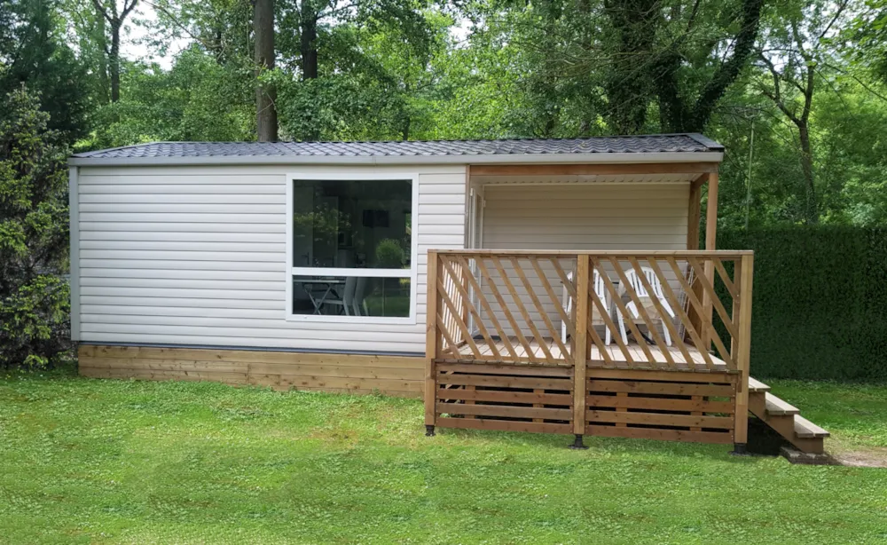 Accommodation - Mobile Home Marjolaine ++ 2 Bedrooms - Camping Le Pré des Moines