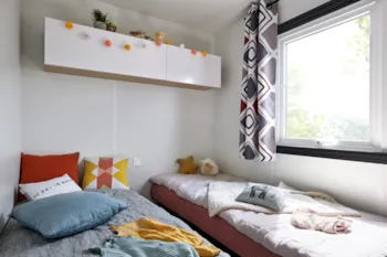 Mietunterkunft - Mobil-Home Capucine +++ 3 Chambres - Camping Le Pré des Moines