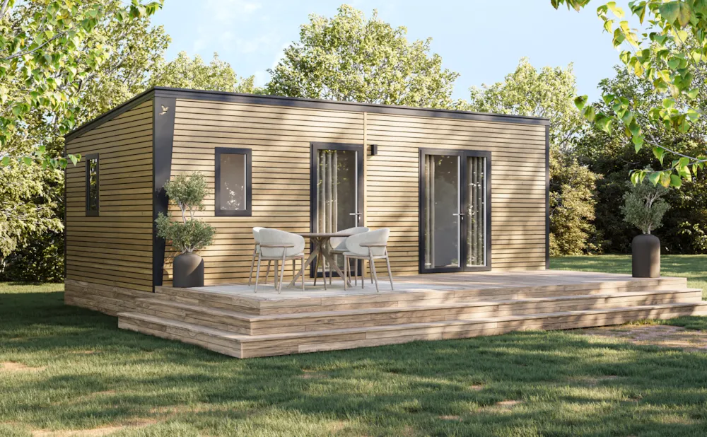 Accommodation - Mobil-Home Jacinthe +++ 2 Chambres - Camping Le Pré des Moines