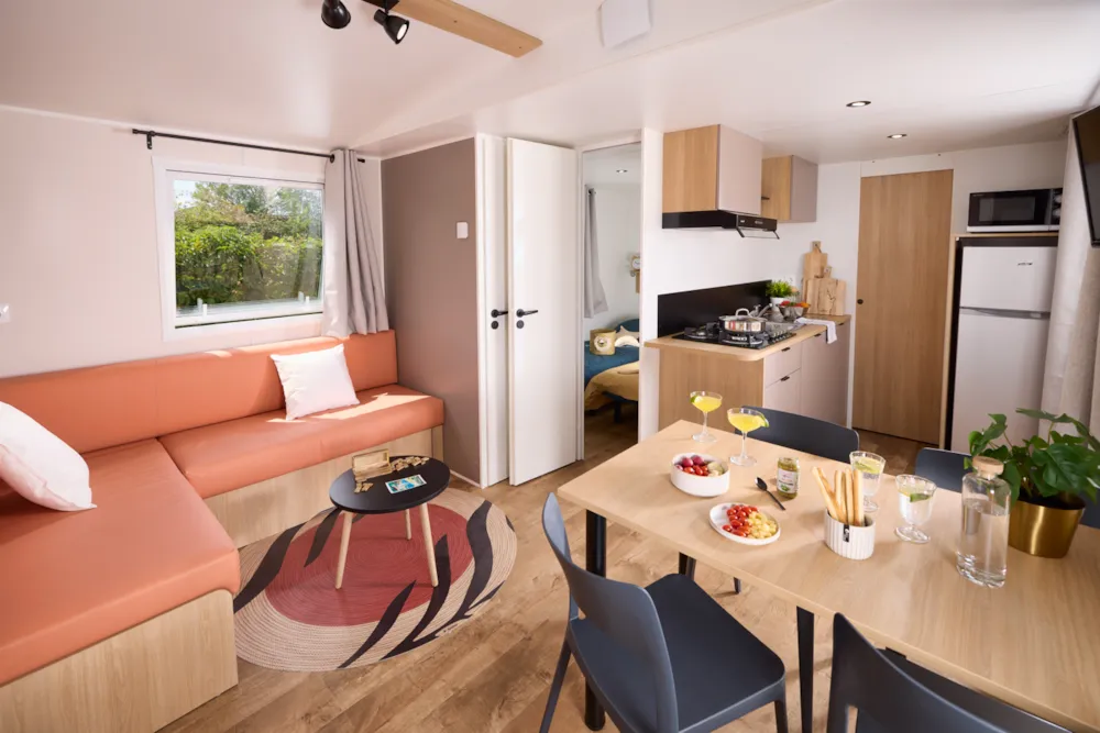 Accommodation - Mobil-Home Jonquille +++ 2 Chambres - Camping Le Pré des Moines