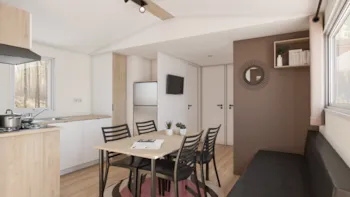 Mietunterkunft - Mobile Home Cypres +++ 4 Bedrooms - Camping Le Pré des Moines