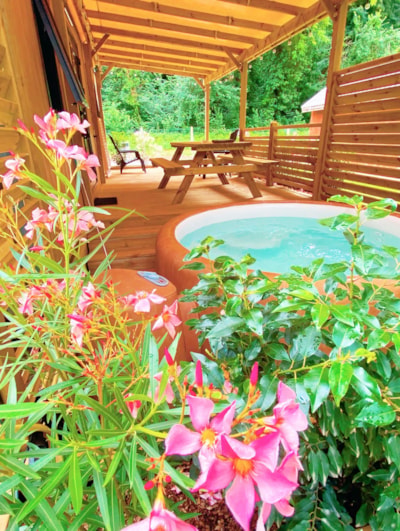 AUBEPINE mobile home WITH SPA +++ 3 bedrooms