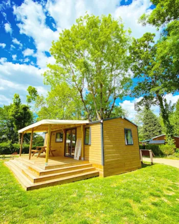 Location - Mobil-Home Bambou +++ 3 Chambres - Camping Le Pré des Moines