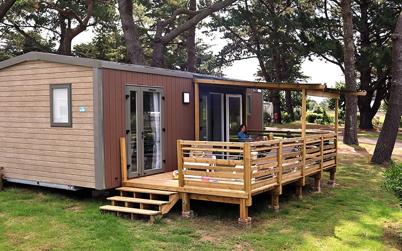 Cottage GOELETTE 30m² / 2 kamers - schaduwrijk terras