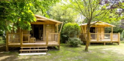 Huuraccommodatie(s) - Lodge  2 Slaapkamers - 4 Pers 32M² Tv : Aankomst / Vertrek Op Zaterdag - Camping Des Familles