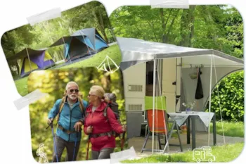 Stellplatz - Wander- Und Radfahrer-Paket - Camping Des Familles