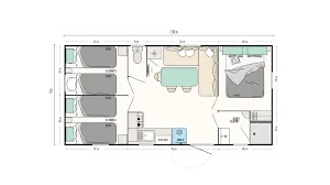 Mobil Home Welcome 3 Ch - 6 Pers  31M² - Tv  : Arrivée Le Samedi
