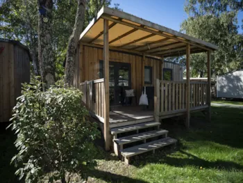 Mietunterkunft - Mobilheim Surfkabine 2 Schlafzimmer - 4 Pers. 24M² - Tv - Camping Des Familles