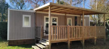 Mietunterkunft - Cottage Familles 3 Schlafzimmer - 6 Pers 36M² - Tv + Klimaanlage + Spülmaschine +Drap - Camping Des Familles