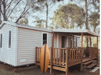 Mietunterkunft - Cottage Des Pins 2 Schlafzimmer - 4 Pers 28M² - Tv - Camping Des Familles