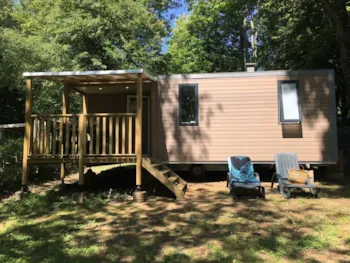 Mietunterkunft - Mobilheim Source Confort 24M² - 2 Zimmer - Flower Camping de Rouffiac