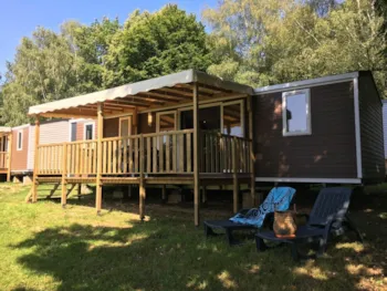 Mietunterkunft - Mobilheim Aqua Premium 43 M² - 3 Zimmer - Flower Camping de Rouffiac