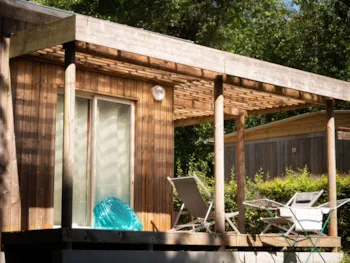 Mietunterkunft - Chalet Premium Nature 41 M² - 3 Zimmer - Flower Camping de Rouffiac