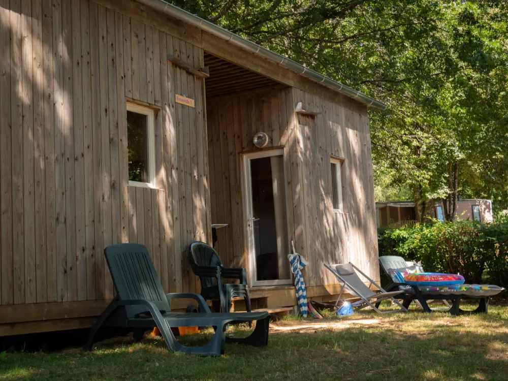 Huuraccommodatie(s) - Chalet Premium Escalade 47 M² - 3 Slaapkamers - Flower Camping de Rouffiac
