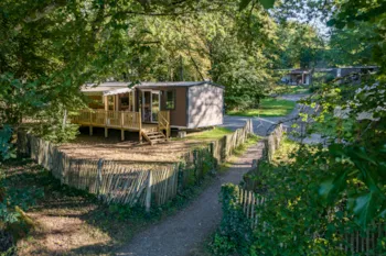 Mietunterkunft - Mobilheim Premium Evasion 45M² (3 Schlafzimmer ) + 2 Badezimmer + Terrasse 15.5M² - Flower Camping de Rouffiac