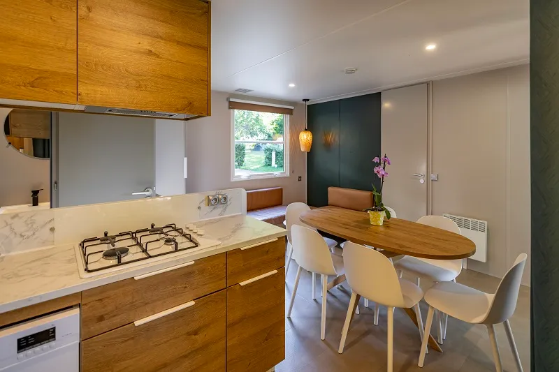 Mobil-Home Premium Evasion 45M² (3 Chambres) + 2 Salles De Bain + Lv + Terrasse 15.5M²